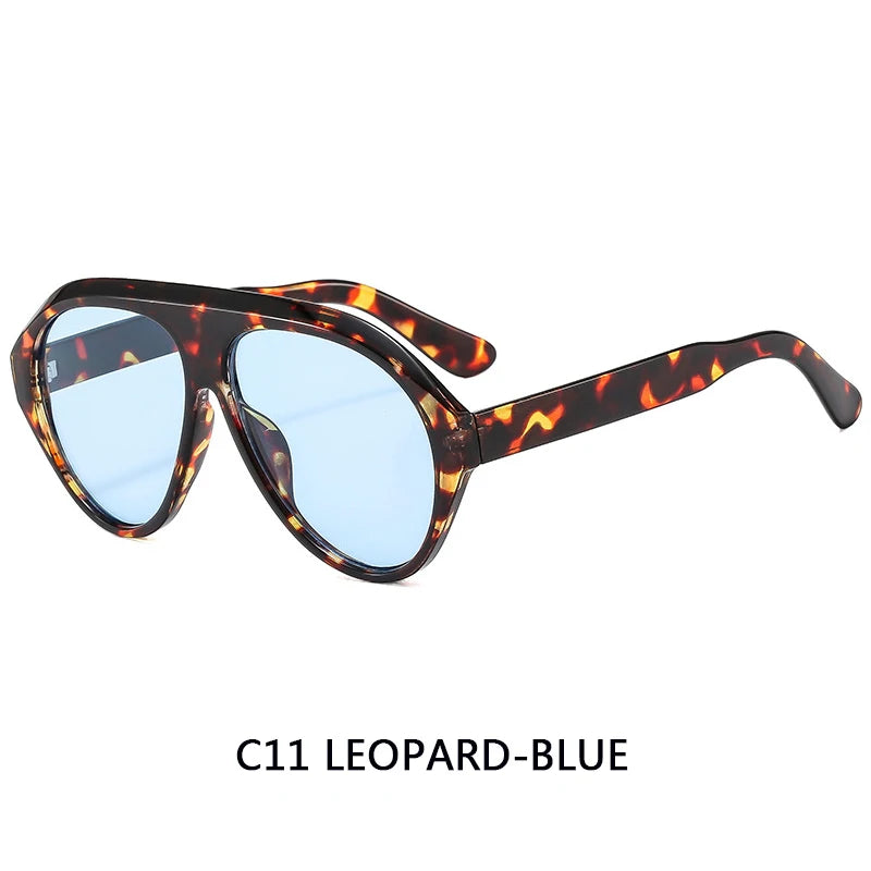 Lunettes de Soleil Aviateur Oversize Unisexe — Samara
