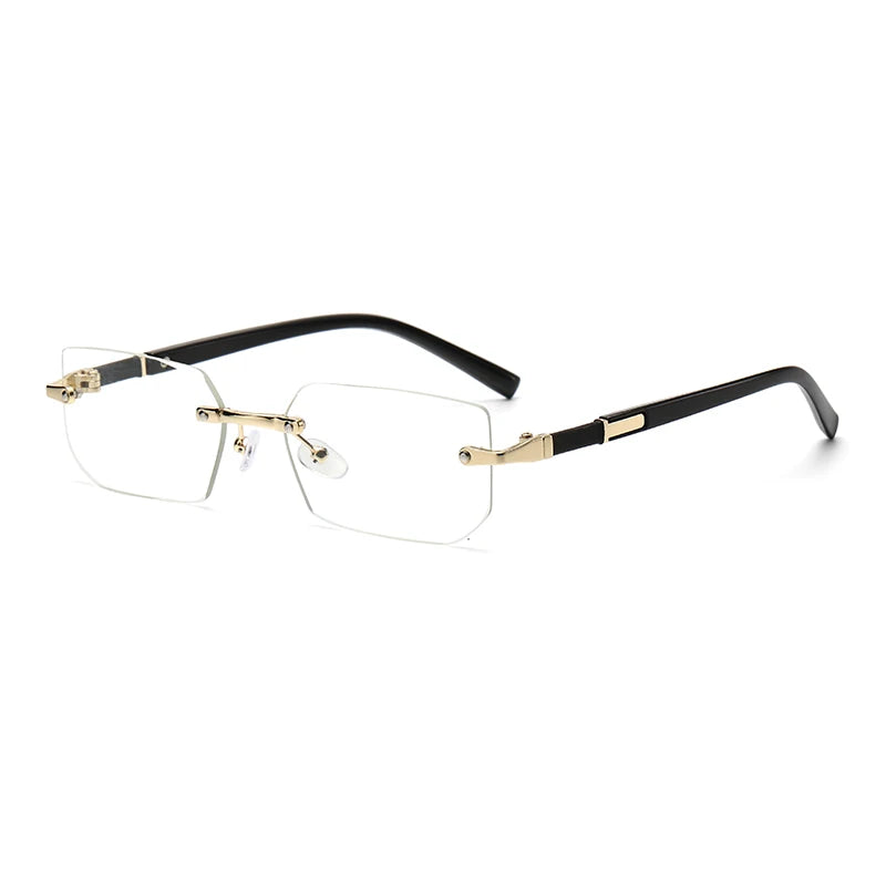 Lunettes de Soleil Sans Monture Rectangulaires — Samara