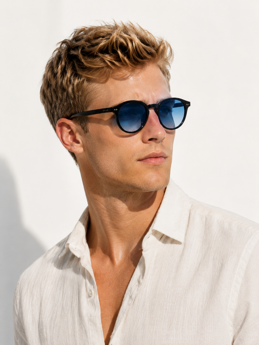 Lunettes de Soleil Rondes Vintage — Samara
