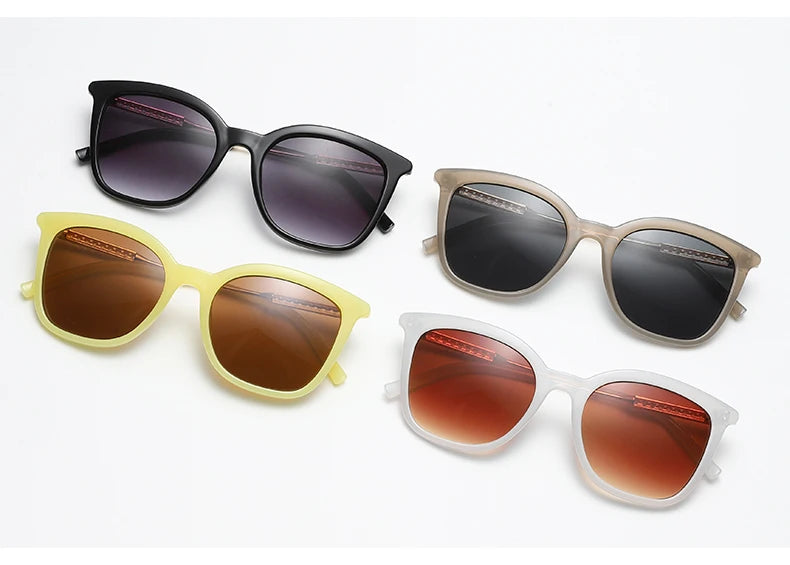 Lunettes de Soleil Carrées Classiques Unisexe — Samara