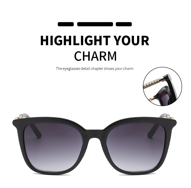 Lunettes de Soleil Carrées Classiques Unisexe — Samara