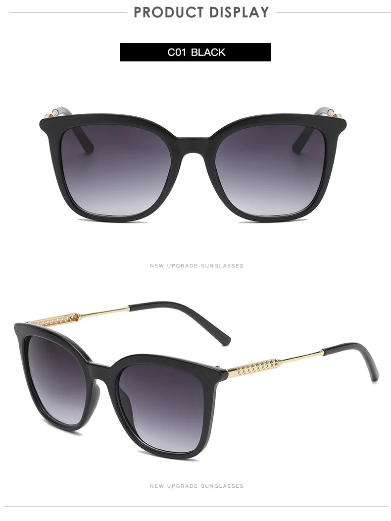 Lunettes de Soleil Carrées Classiques Unisexe — Samara