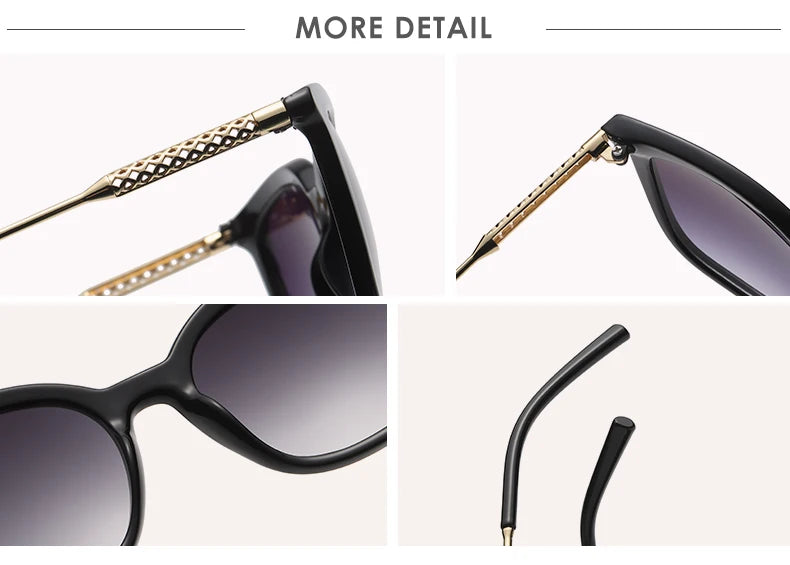 Lunettes de Soleil Carrées Classiques Unisexe — Samara