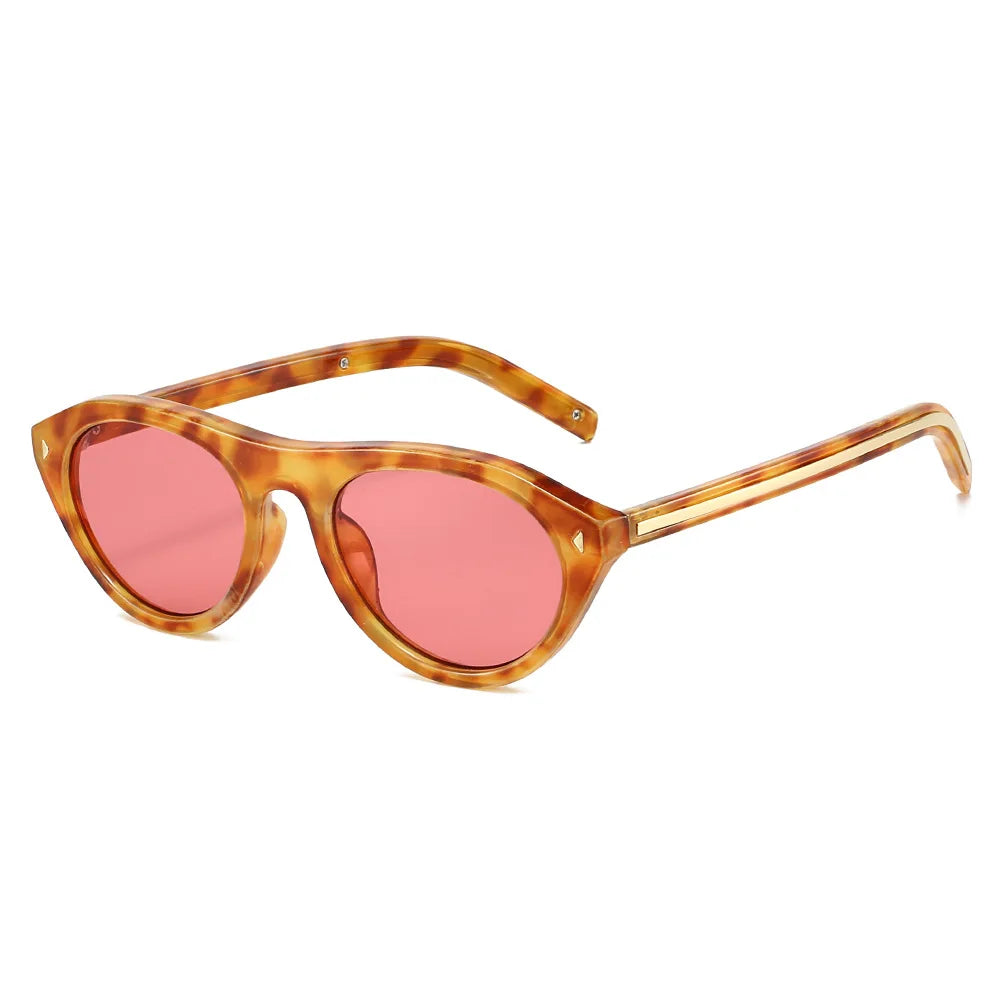 Lunettes de Soleil Œil-de-Chat Vintage à Rivets — Samara