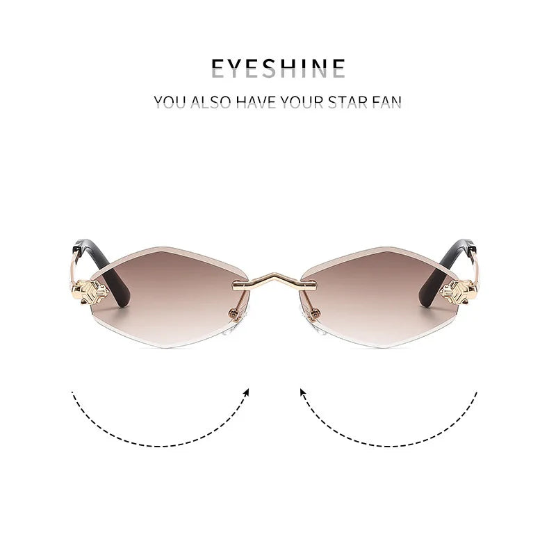 Lunettes de Soleil Polygonales Luxe Femme — Samara