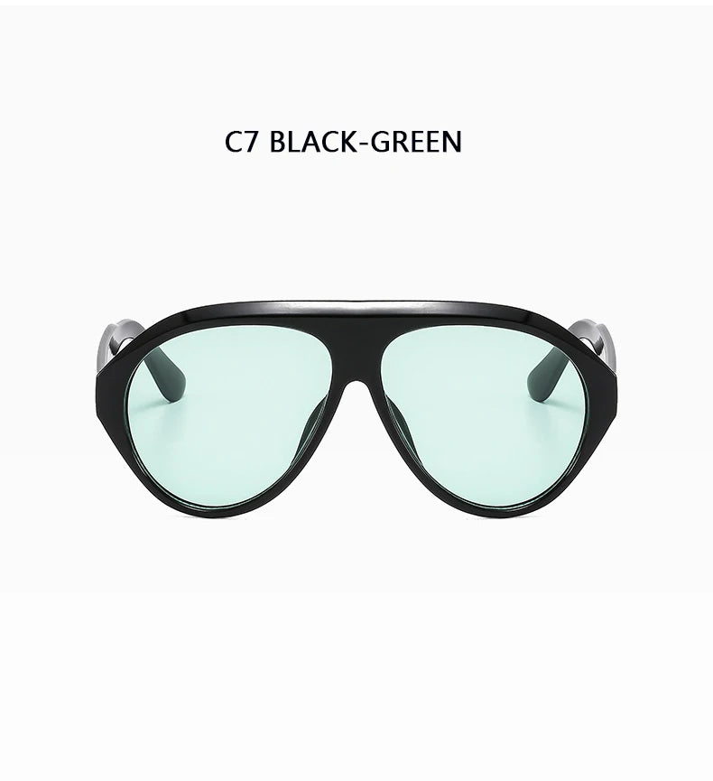 Lunettes de Soleil Aviateur Oversize Unisexe — Samara