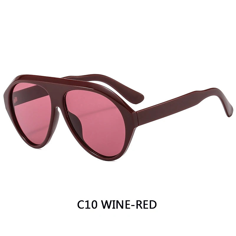 Lunettes de Soleil Aviateur Oversize Unisexe — Samara