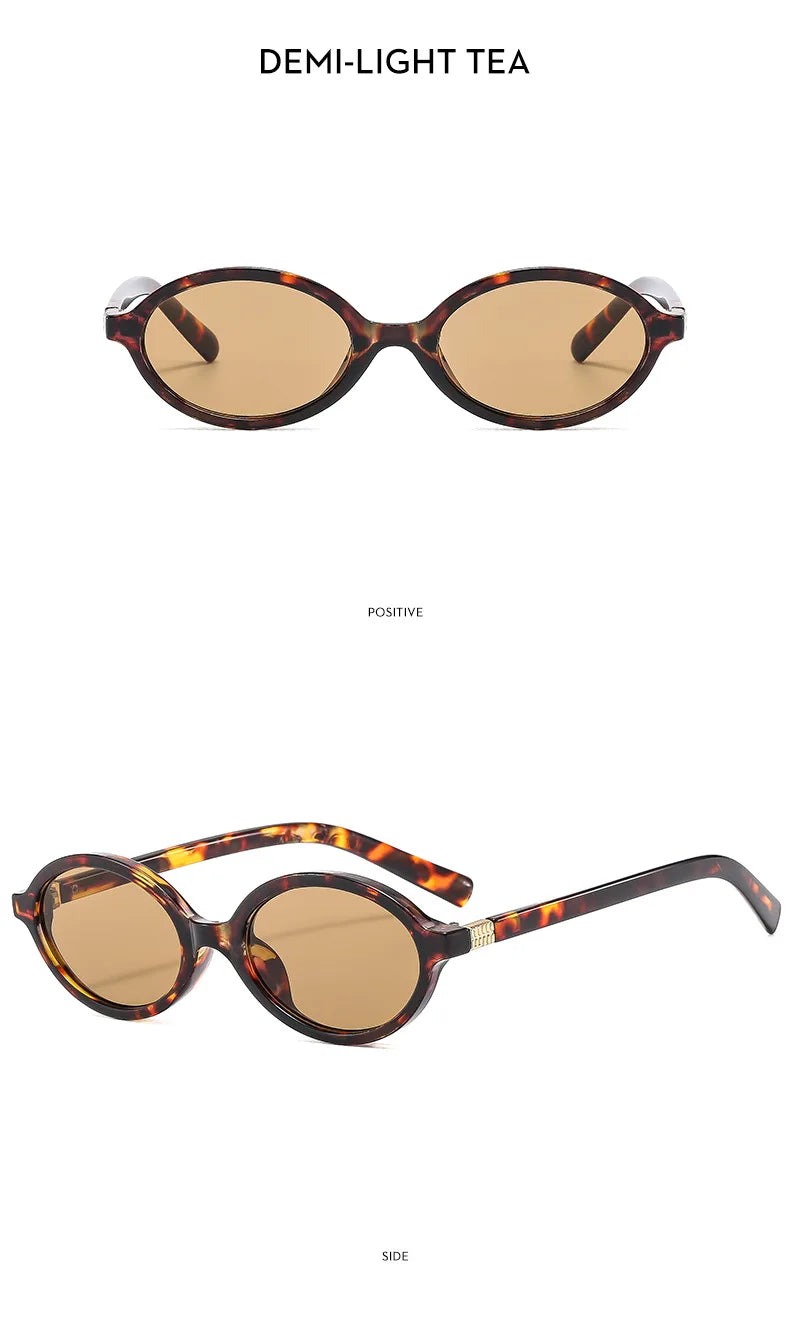 Lunettes de Soleil Ovales Glamour Femme — Samara