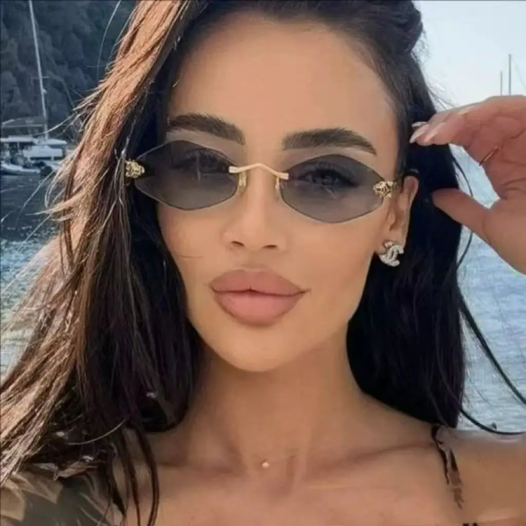 Lunettes de Soleil Polygonales Luxe Femme — Samara