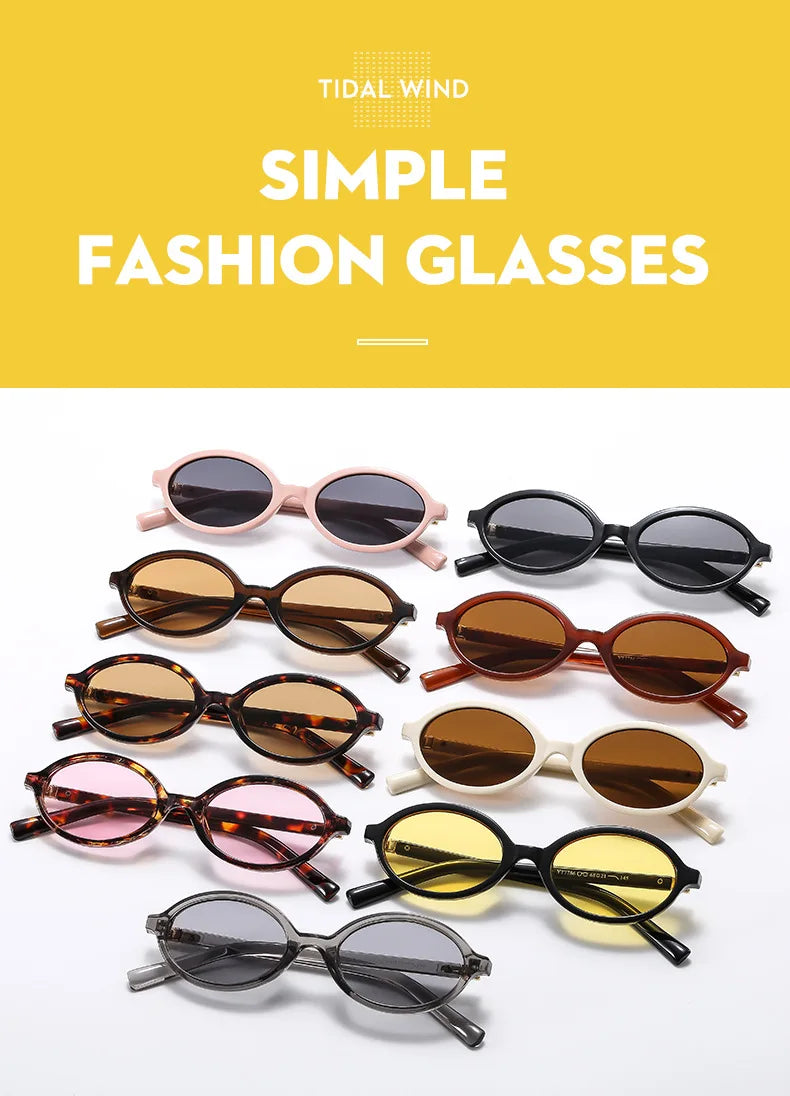Lunettes de Soleil Ovales Glamour Femme — Samara