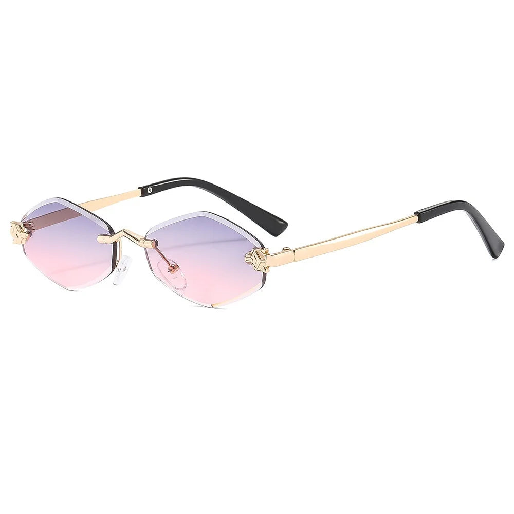 Lunettes de Soleil Polygonales Luxe Femme — Samara
