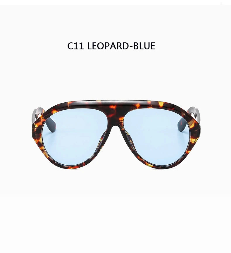 Lunettes de Soleil Aviateur Oversize Unisexe — Samara