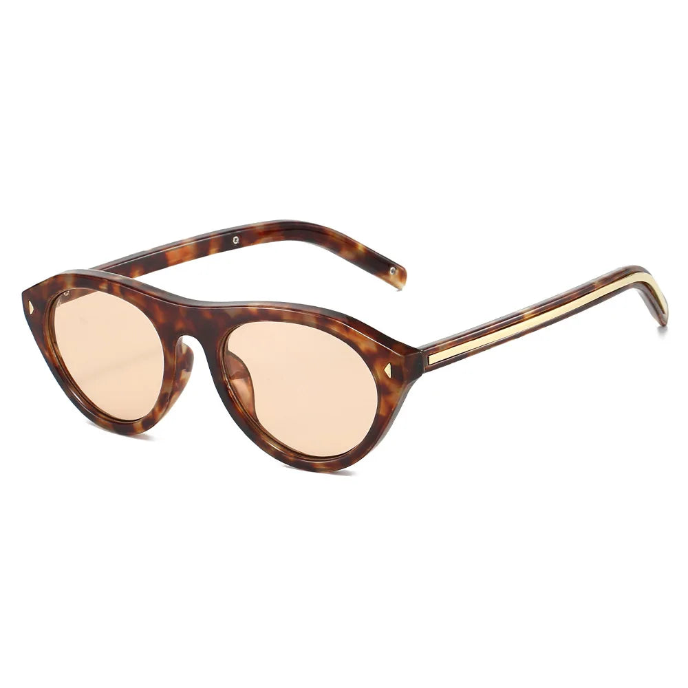 Lunettes de Soleil Œil-de-Chat Vintage à Rivets — Samara