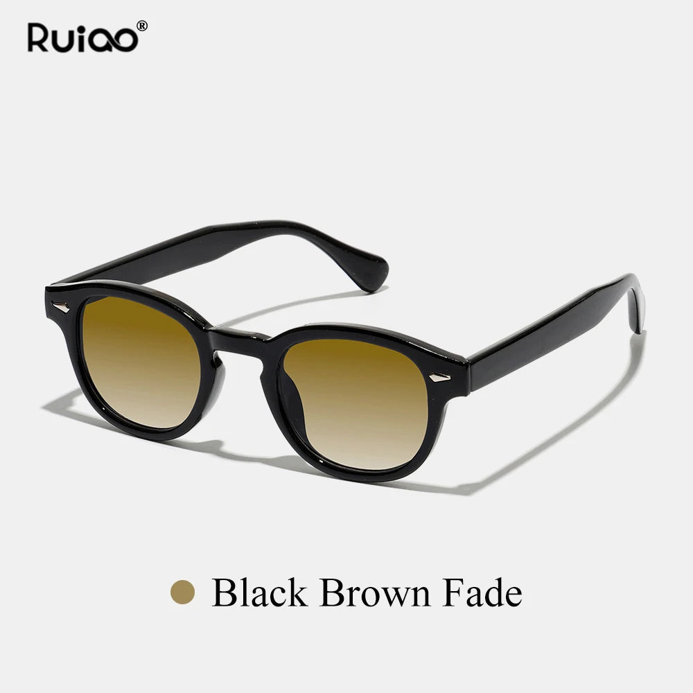 Lunettes de Soleil Rondes Rétro Unisexe — Samara