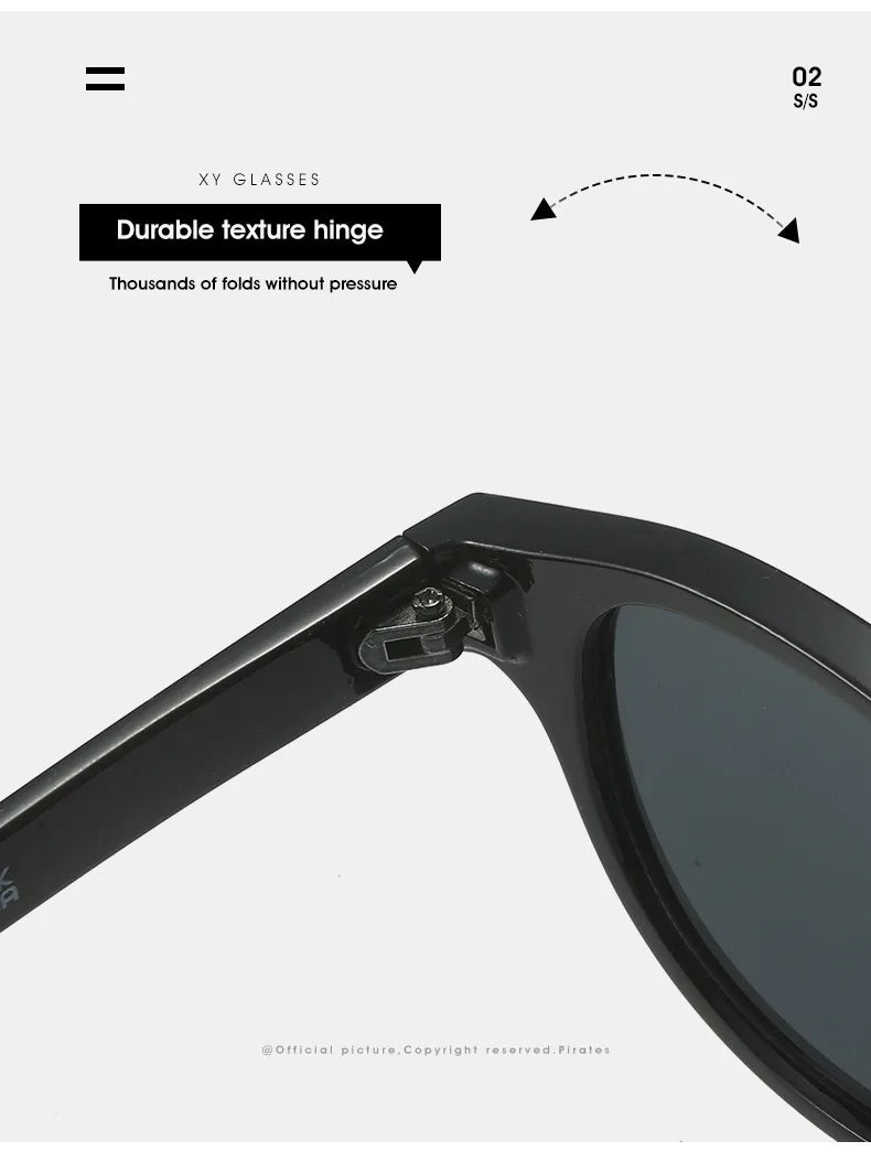 Lunettes de Soleil Rondes Vintage — Samara