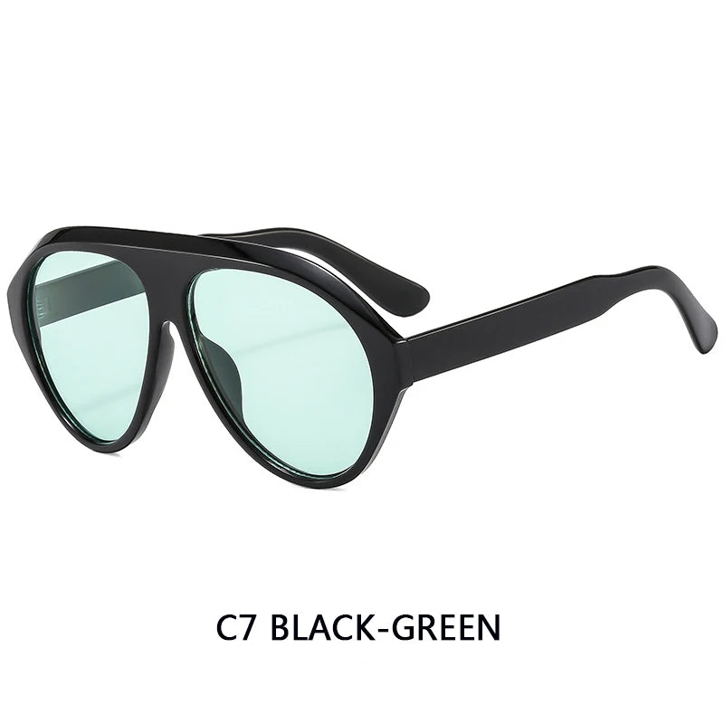 Lunettes de Soleil Aviateur Oversize Unisexe — Samara