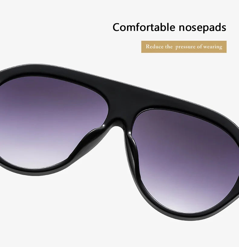 Lunettes de Soleil Aviateur Oversize Unisexe — Samara