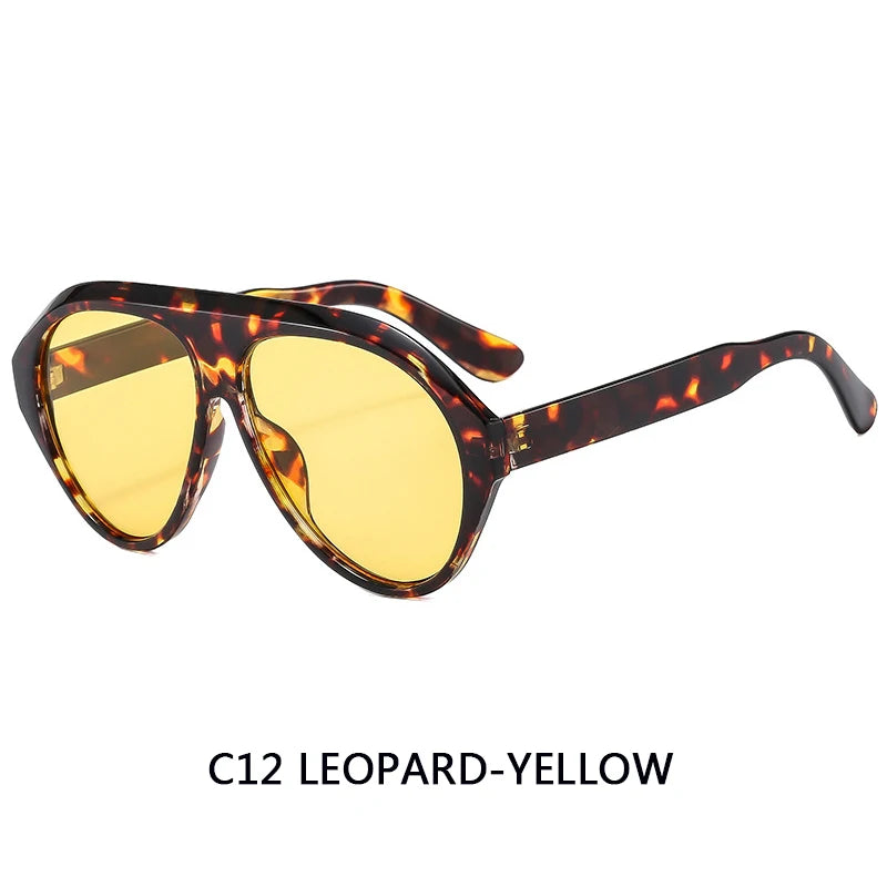 Lunettes de Soleil Aviateur Oversize Unisexe — Samara