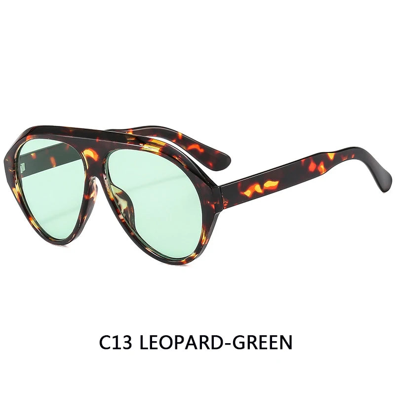 Lunettes de Soleil Aviateur Oversize Unisexe — Samara