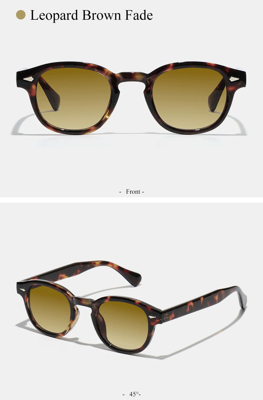 Lunettes de Soleil Rondes Rétro Unisexe — Samara