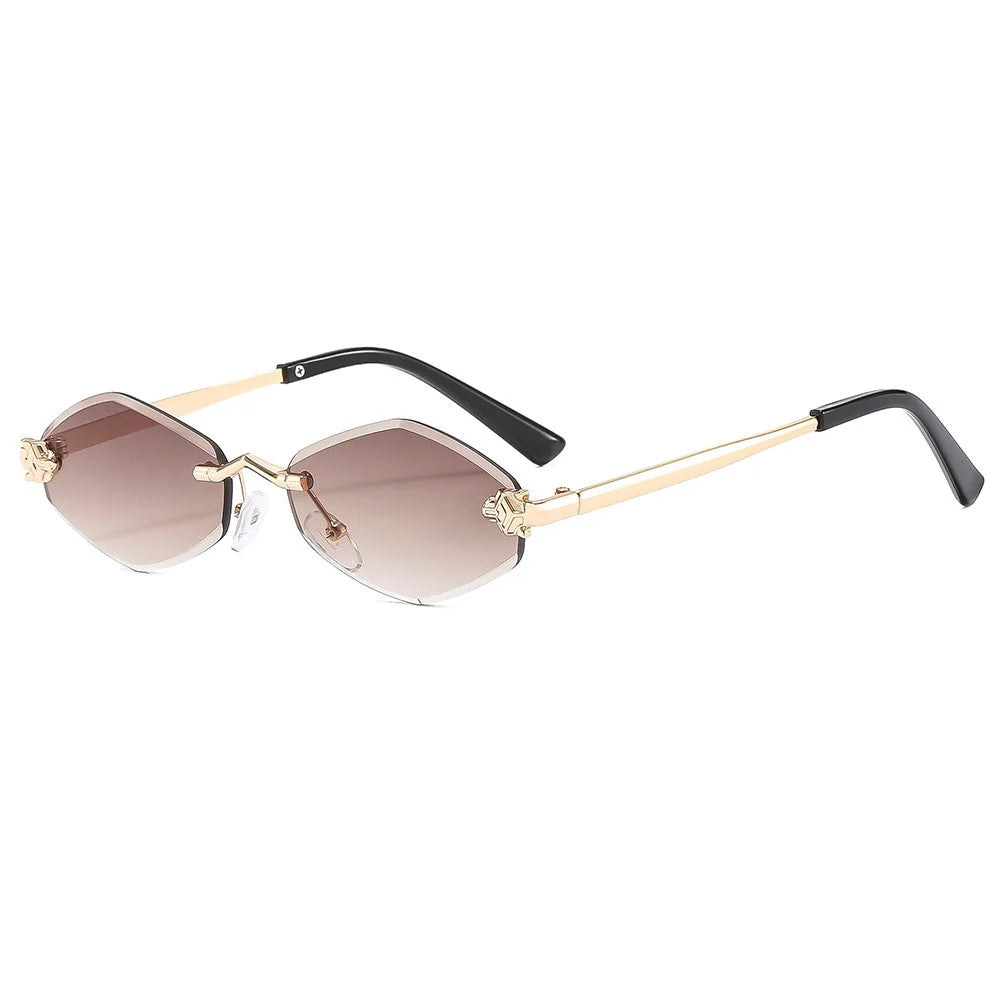 Lunettes de Soleil Polygonales Luxe Femme — Samara
