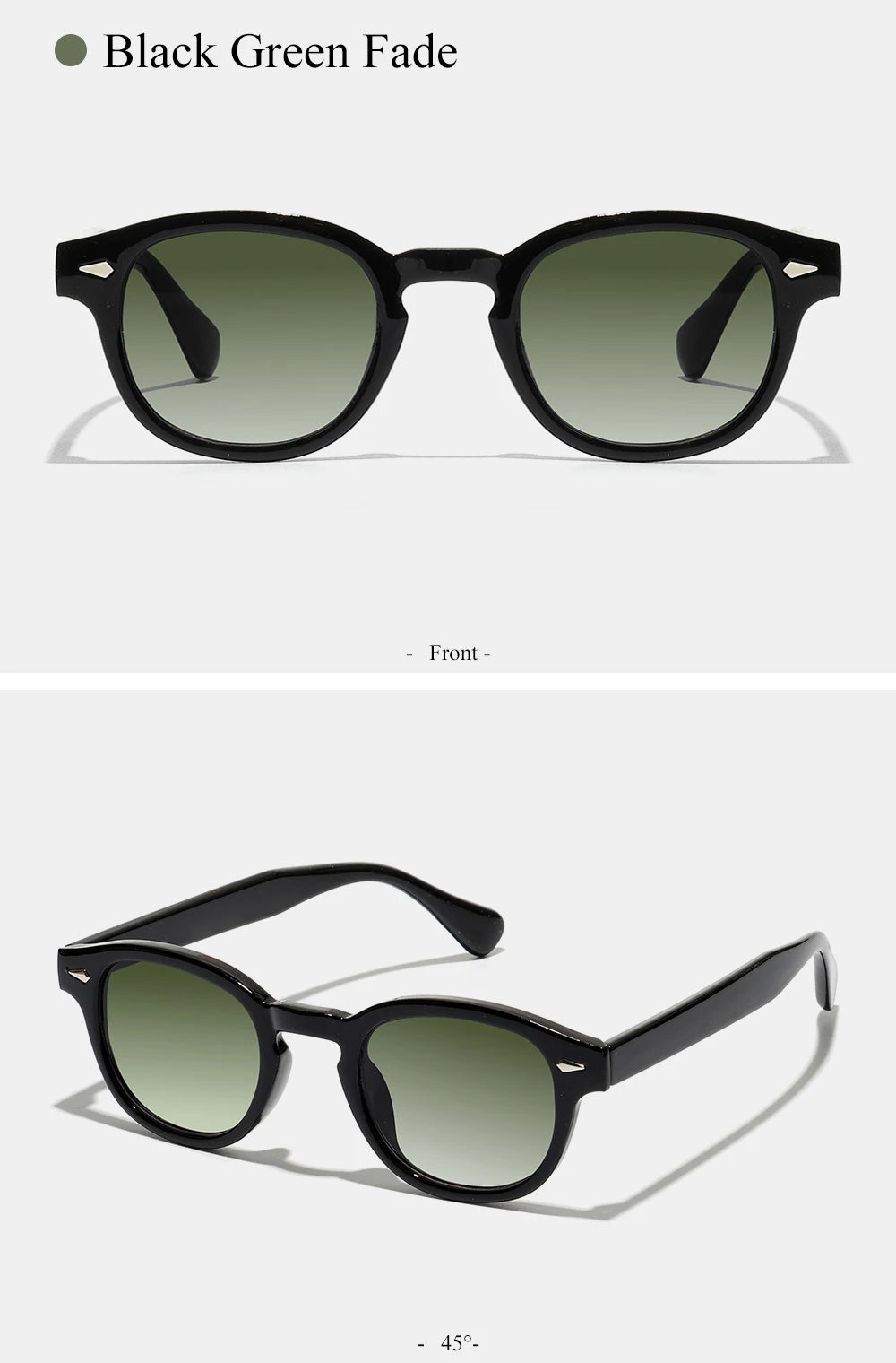 Lunettes de Soleil Rondes Rétro Unisexe — Samara