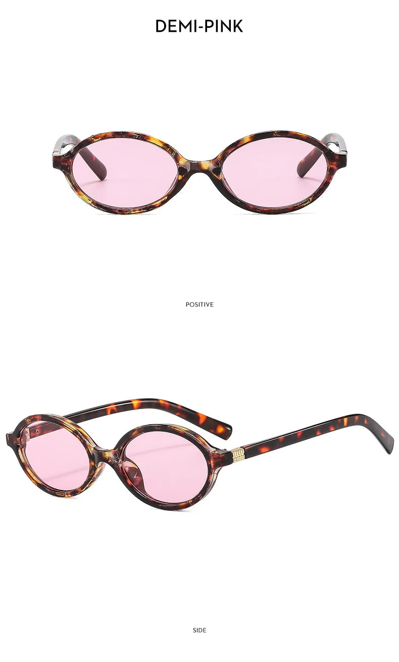 Lunettes de Soleil Ovales Glamour Femme — Samara