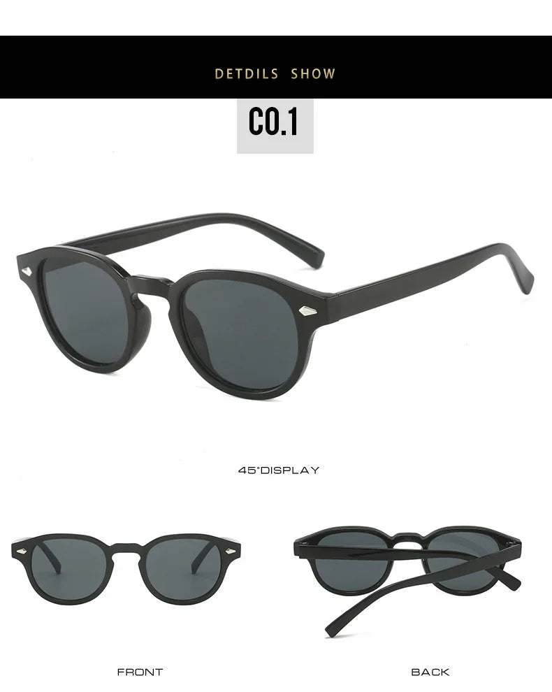Lunettes de Soleil Rondes Vintage — Samara