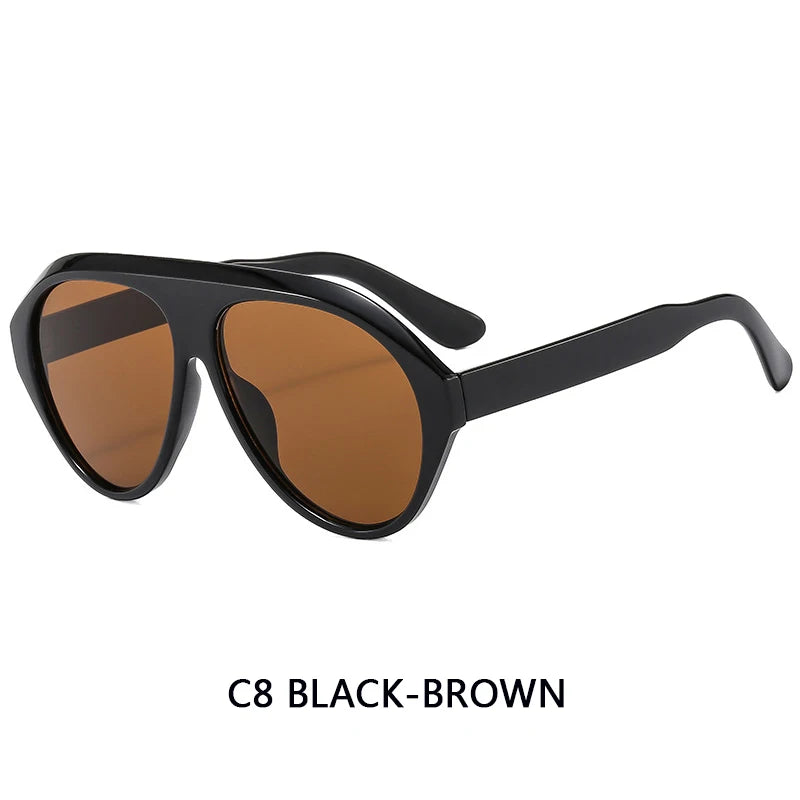 Lunettes de Soleil Aviateur Oversize Unisexe — Samara