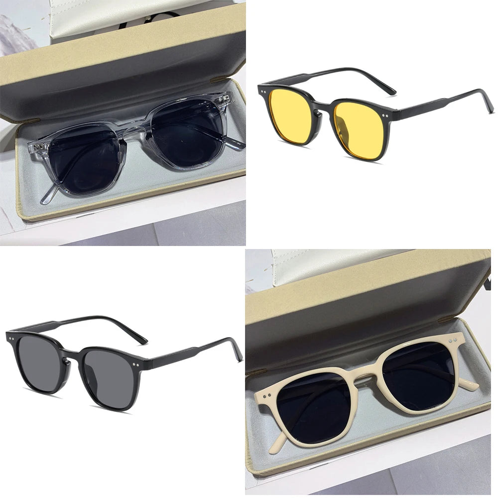 Lunettes de Soleil Carrées Vintage — Samara