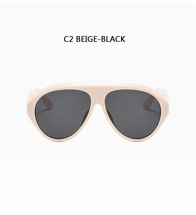 Lunettes de Soleil Aviateur Oversize Unisexe — Samara
