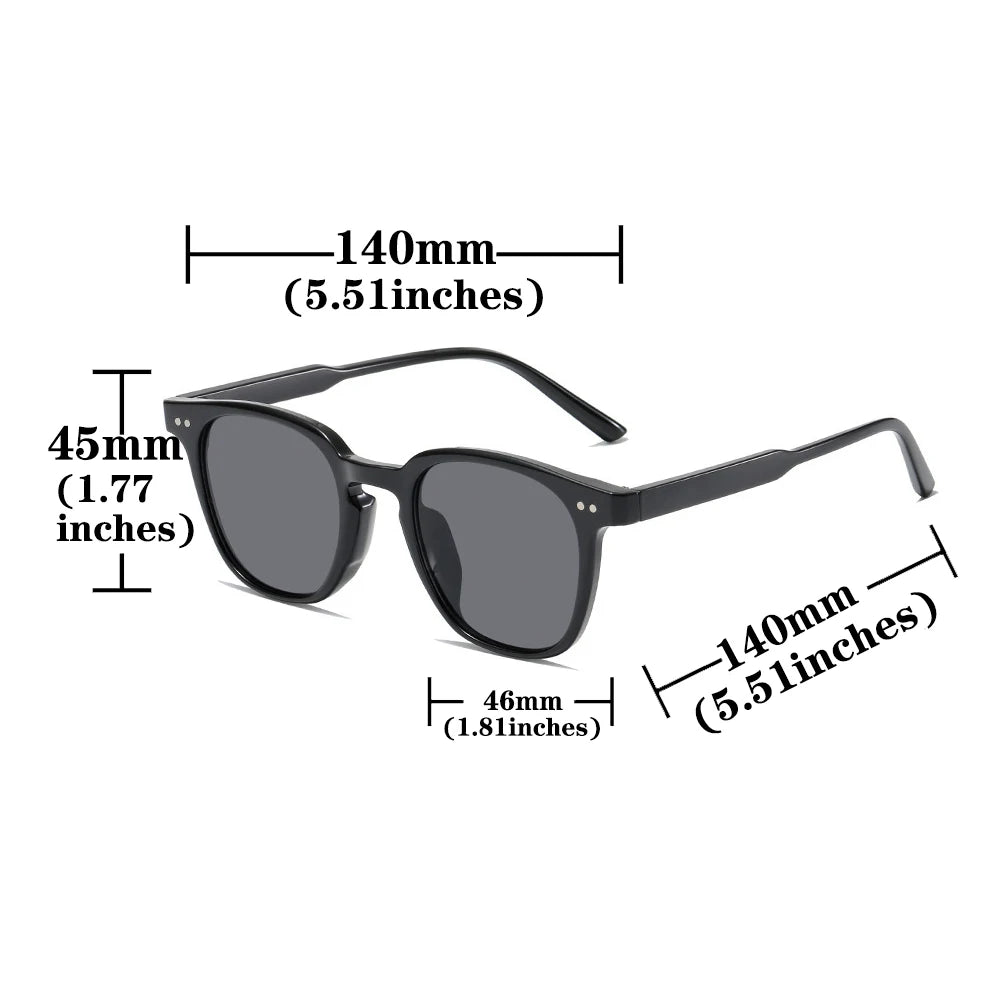 Lunettes de Soleil Carrées Vintage — Samara