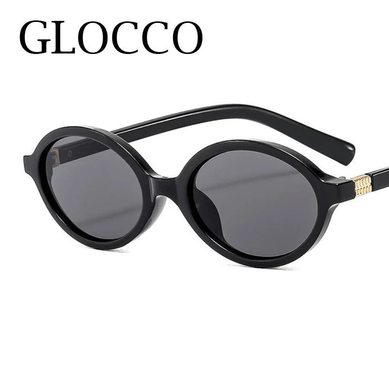 Lunettes de Soleil Ovales Glamour Femme — Samara