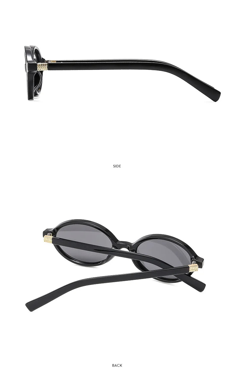 Lunettes de Soleil Ovales Glamour Femme — Samara