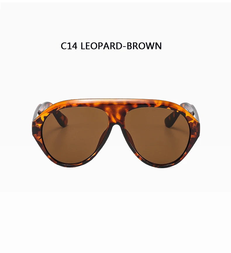 Lunettes de Soleil Aviateur Oversize Unisexe — Samara
