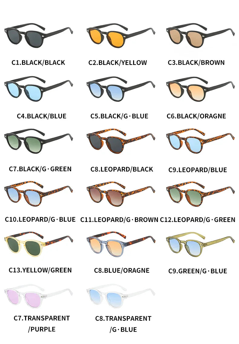 Lunettes de Soleil Rondes Vintage — Samara