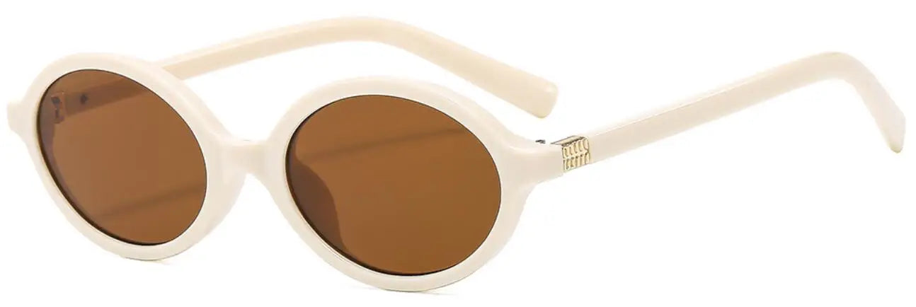 Lunettes de Soleil Ovales Glamour Femme — Samara