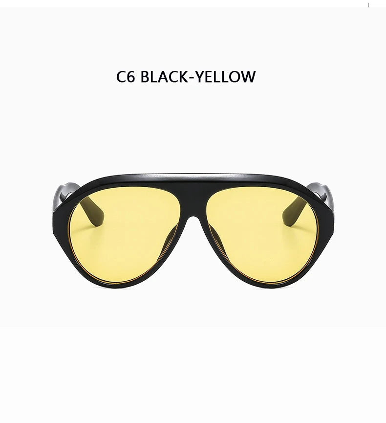 Lunettes de Soleil Aviateur Oversize Unisexe — Samara