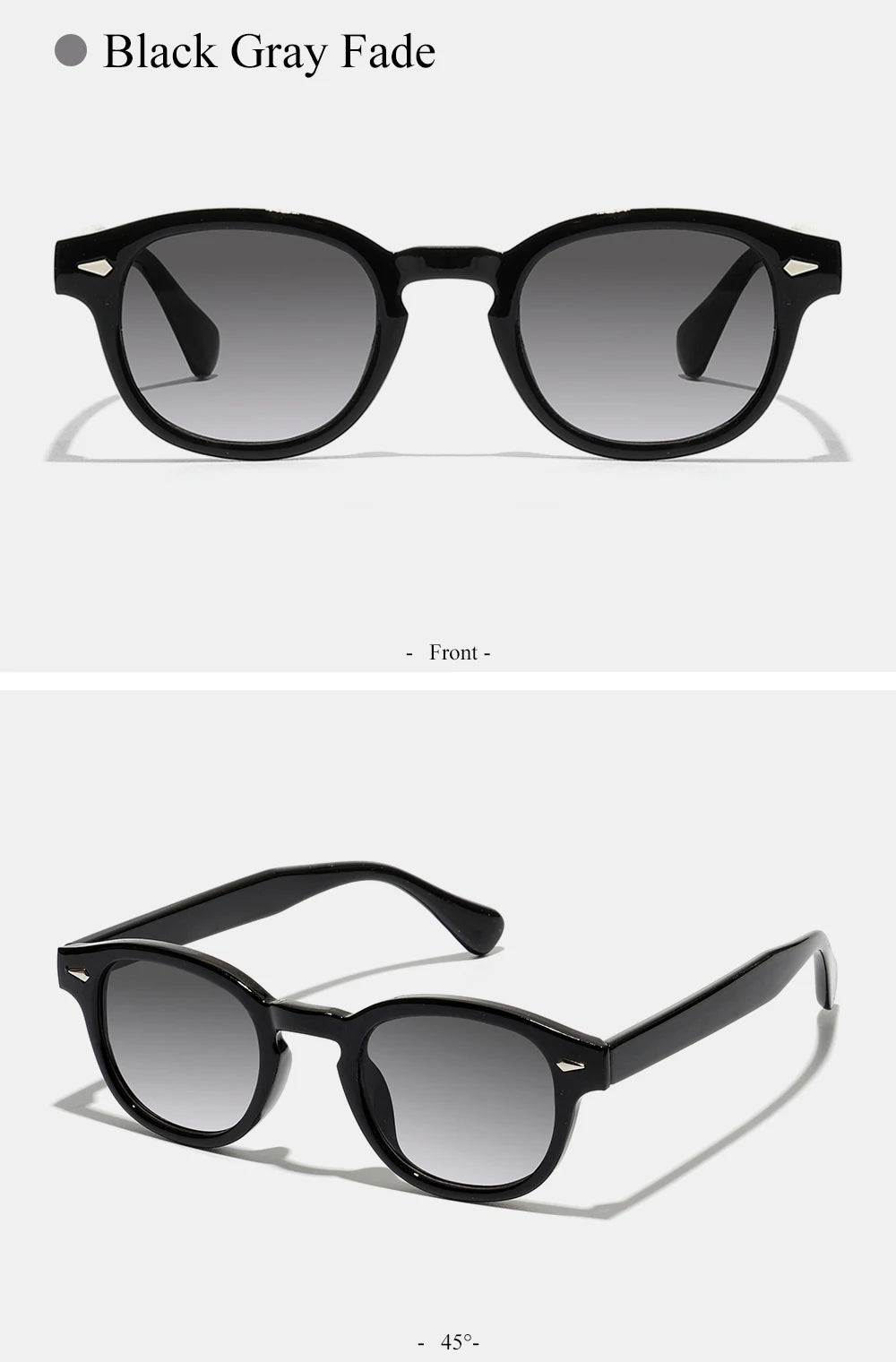 Lunettes de Soleil Rondes Rétro Unisexe — Samara