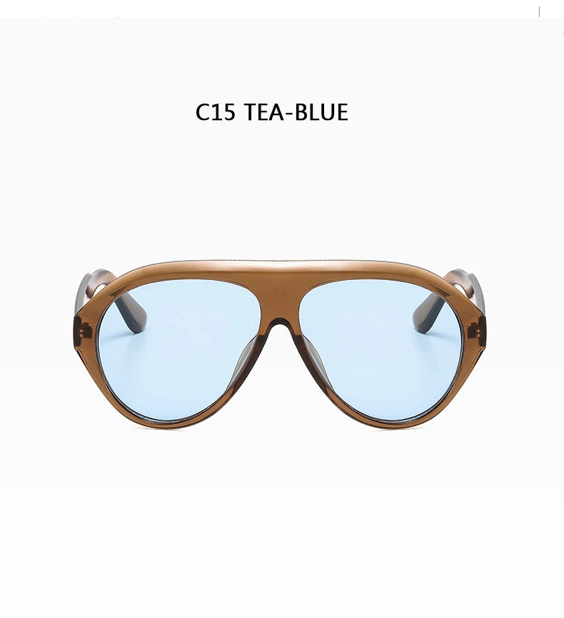 Lunettes de Soleil Aviateur Oversize Unisexe — Samara