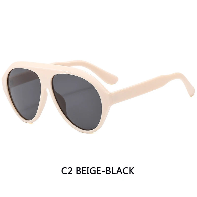 Lunettes de Soleil Aviateur Oversize Unisexe — Samara
