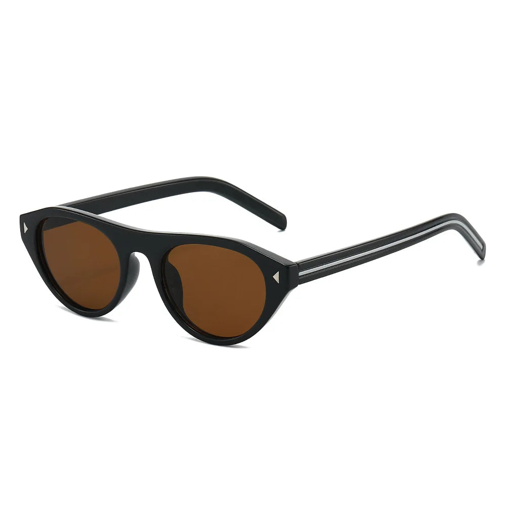 Lunettes de Soleil Œil-de-Chat Vintage à Rivets — Samara