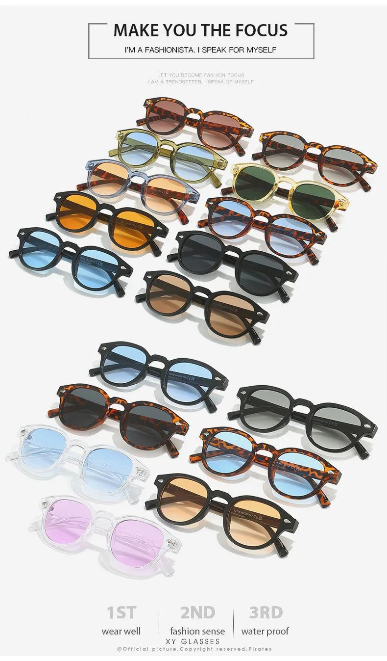 Lunettes de Soleil Rondes Vintage — Samara