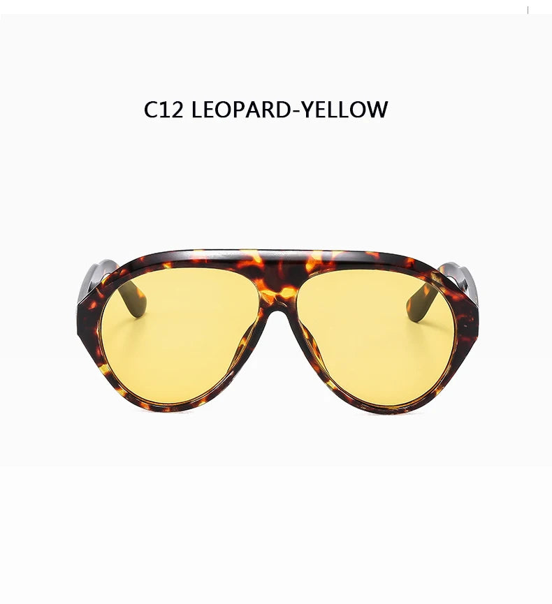 Lunettes de Soleil Aviateur Oversize Unisexe — Samara