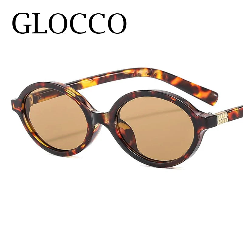 Lunettes de Soleil Ovales Glamour Femme — Samara