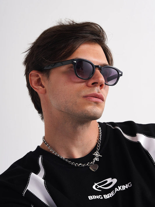 Lunettes de Soleil Rondes Rétro Unisexe — Samara