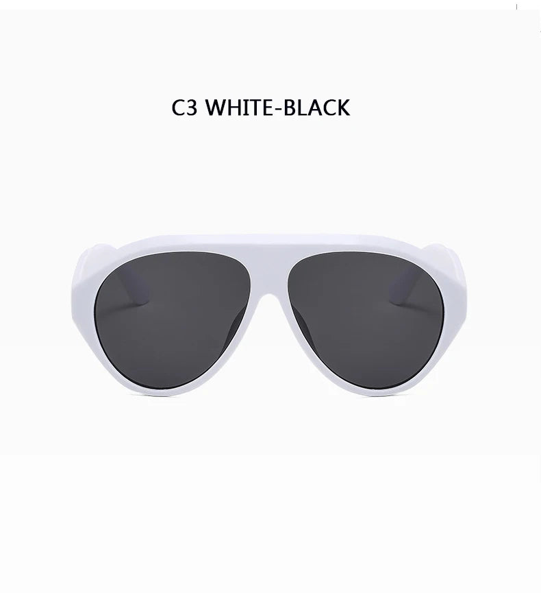 Lunettes de Soleil Aviateur Oversize Unisexe — Samara