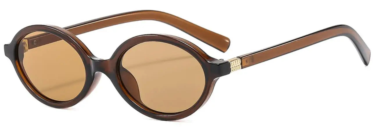 Lunettes de Soleil Ovales Glamour Femme — Samara
