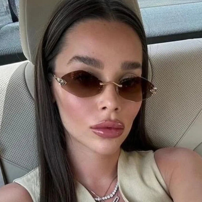 Lunettes de Soleil Polygonales Luxe Femme — Samara
