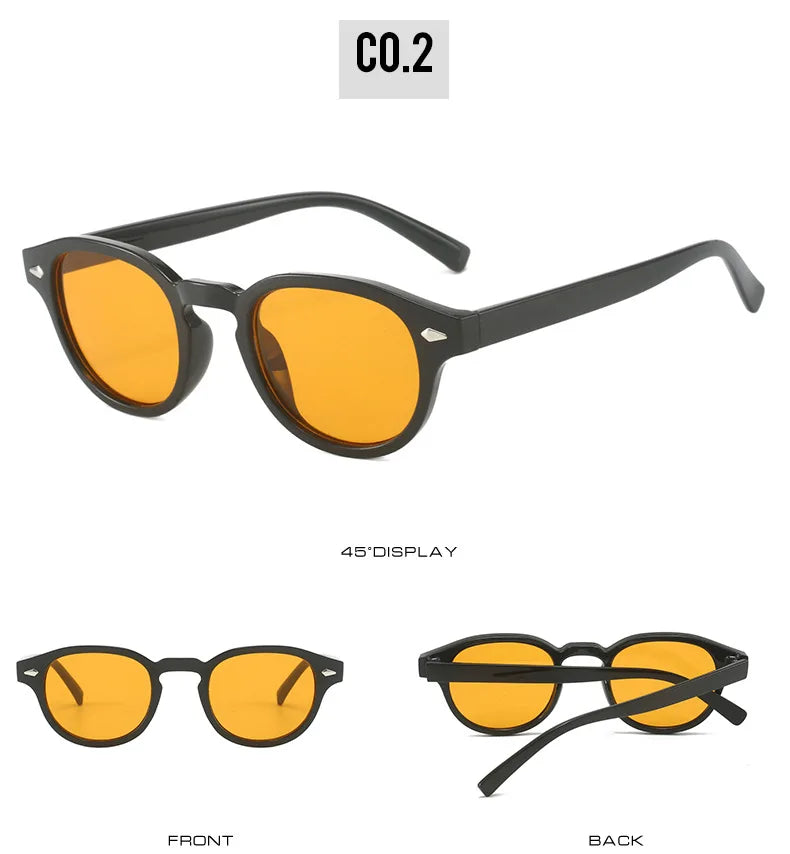 Lunettes de Soleil Rondes Vintage — Samara